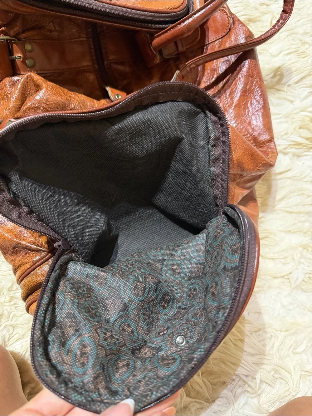 Authentic/ Genuine Leather Tote Bag 20”x10”x9